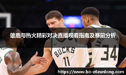 雄鹿与热火精彩对决直播观看指南及赛前分析